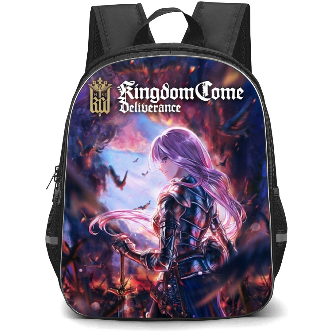 Kingdom Come Deliverance Backpack School Bag StudentPack - Kingdom Come Deliverance Anime Style Game Poster