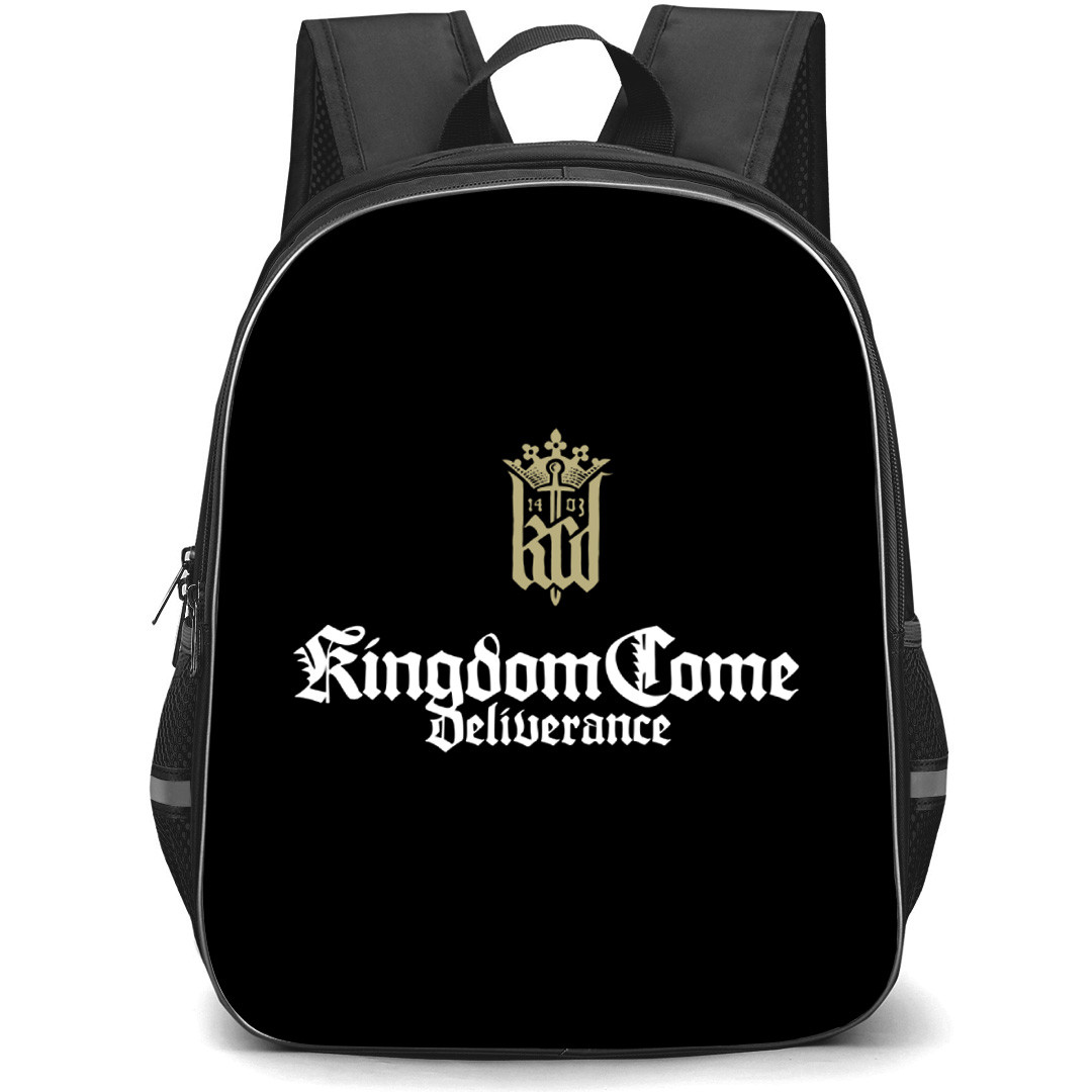 Kingdom Come Deliverance Backpack School Bag StudentPack - Kingdom Come Deliverance Game Logo Sticker