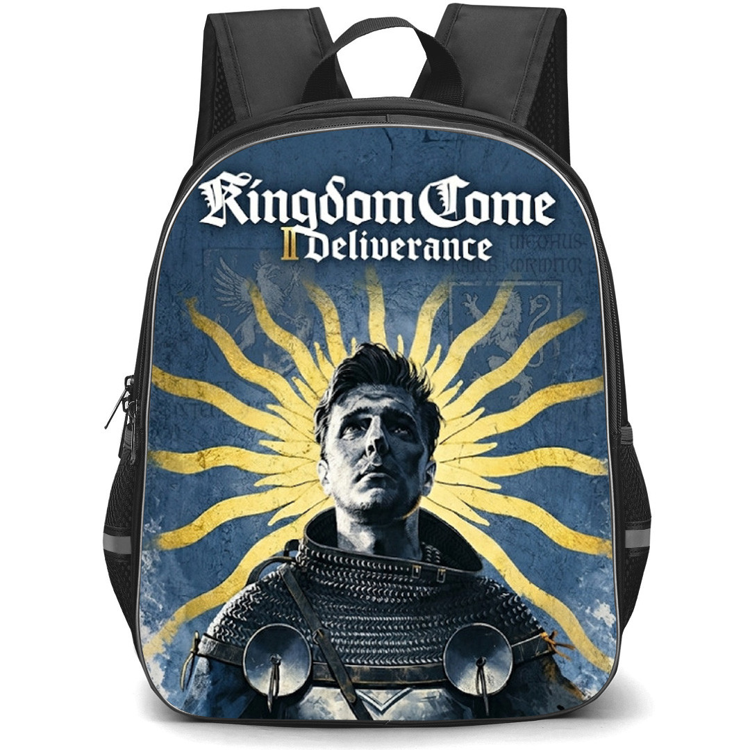 Kingdom Come Deliverance Backpack School Bag StudentPack - Kingdom Come Deliverance Sketch Art Game Cover Art