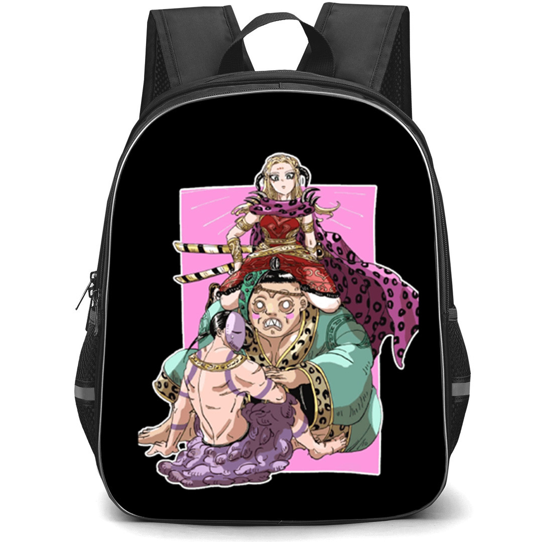 Kingdom Backpack School Bag StudentPack - Kingdom Characters In Pink Sticker
