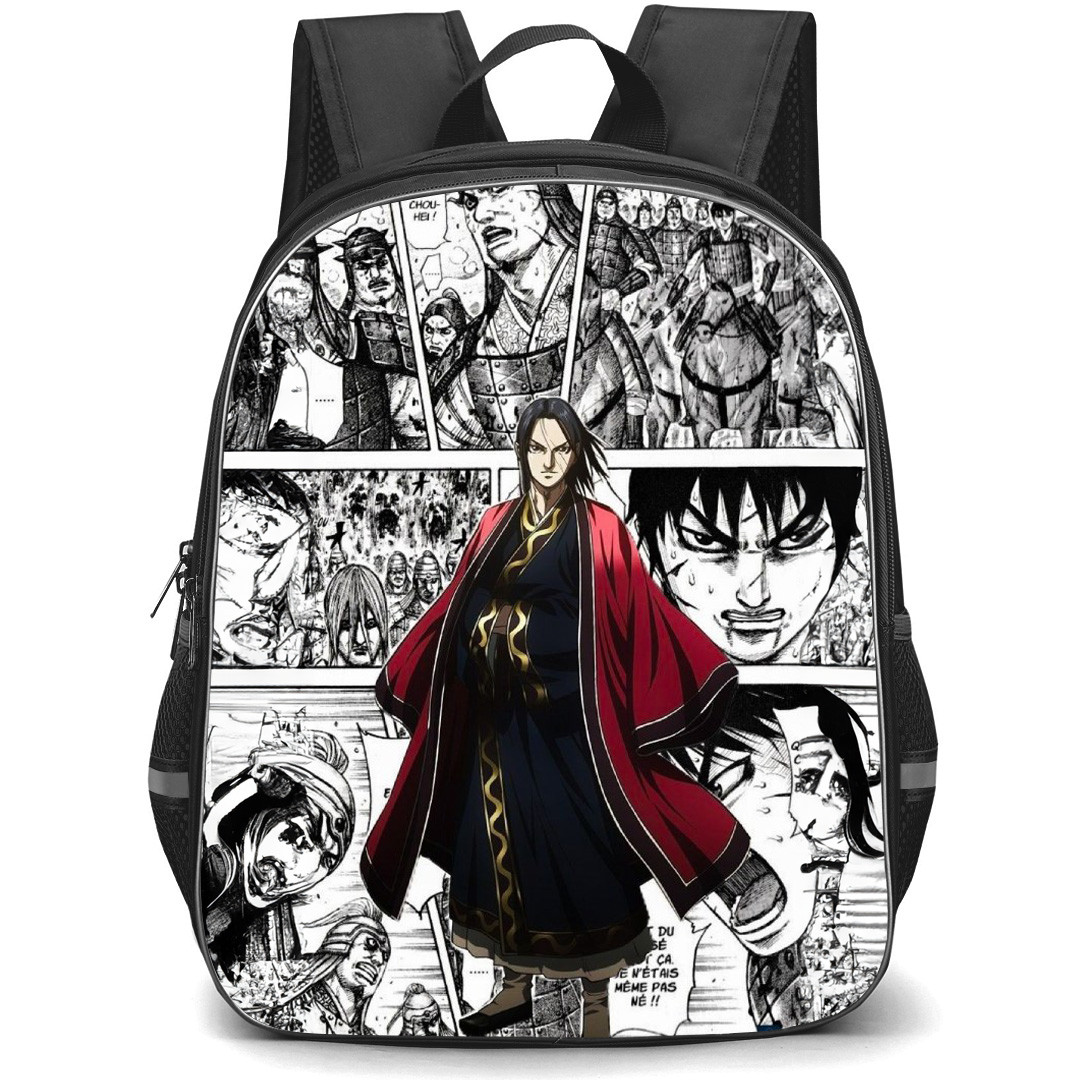 Kingdom Ei Sei Backpack School Bag StudentPack - Ei Sei Fierce Portrait Comic Background