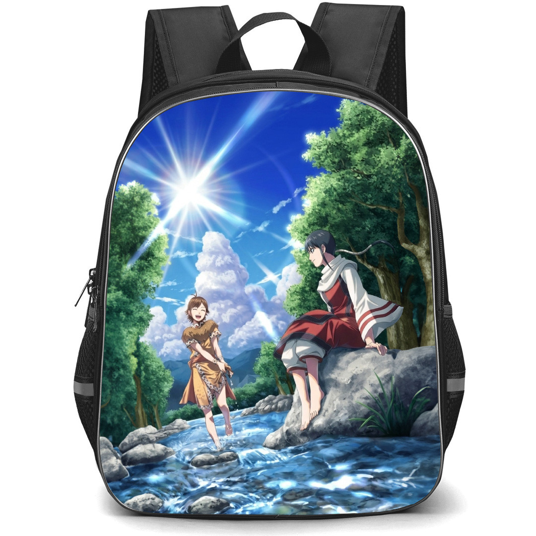 Kingdom Backpack School Bag StudentPack - Kingdom Karyo Ten And Kyou Kai Playing By The Stream