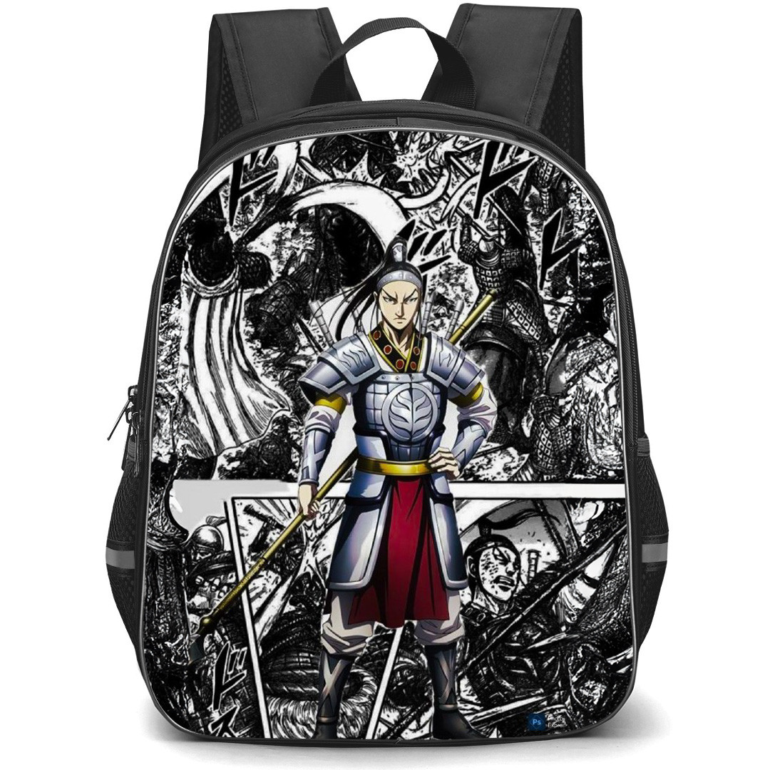 Kingdom Ou Hon Backpack School Bag StudentPack - Ou Hon Fierce Portrait Comic Background