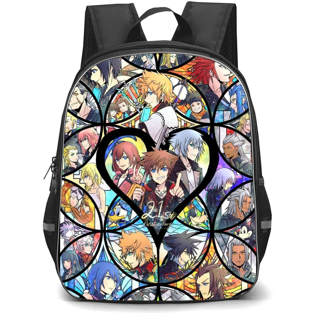 Kingdom Hearts Backpack StudentPack - Characters Collage 21st Anniversary Poster