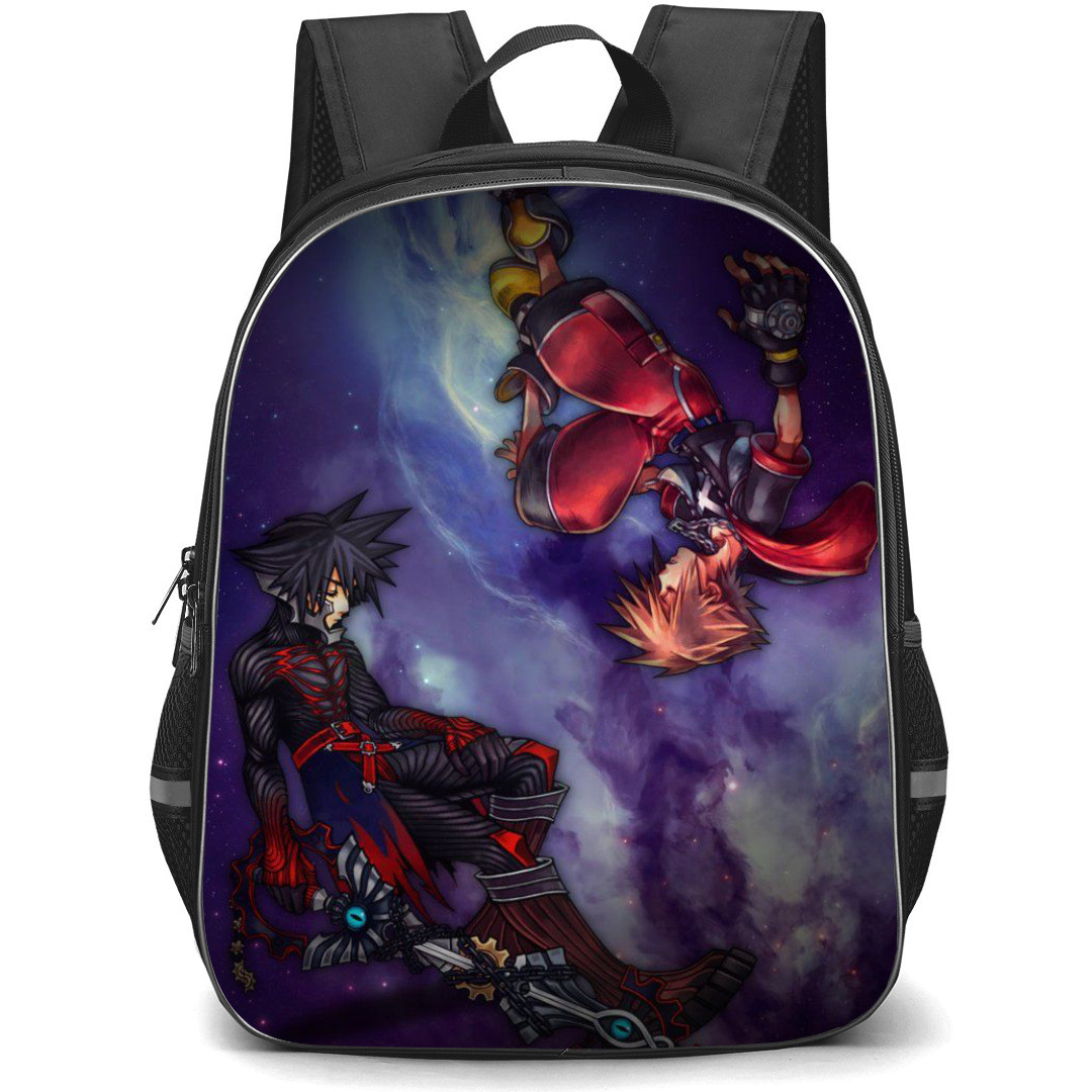 Kingdom Hearts Sora Backpack StudentPack - Sora Floating Watercolor Art
