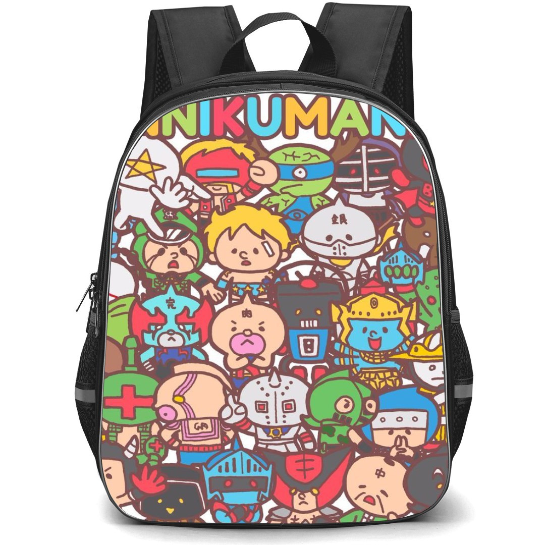 Kinikuman Backpack StudentPack - Kinikuman Character Chibi Art Sticker
