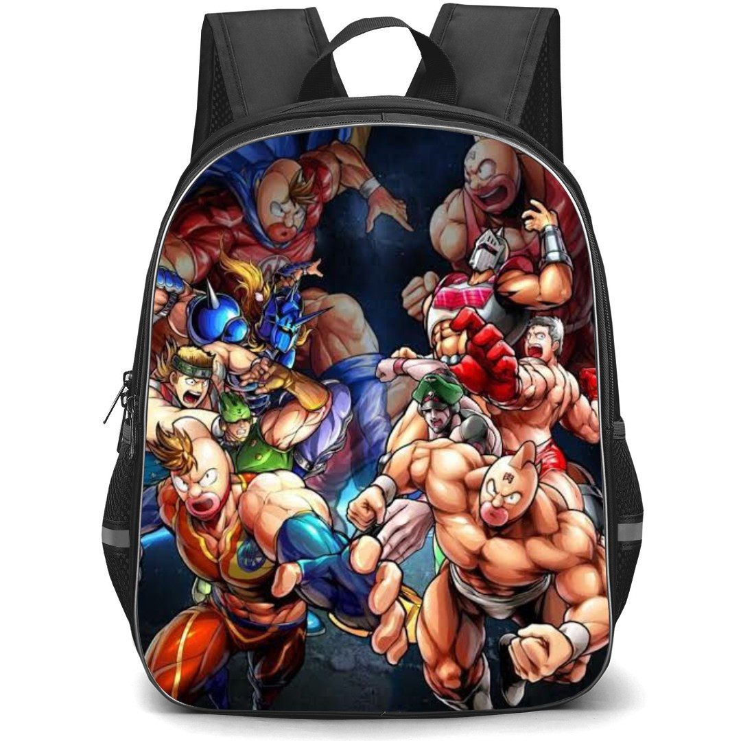 Kinikuman Backpack StudentPack - Kinikuman Characters Illustration Art Poster