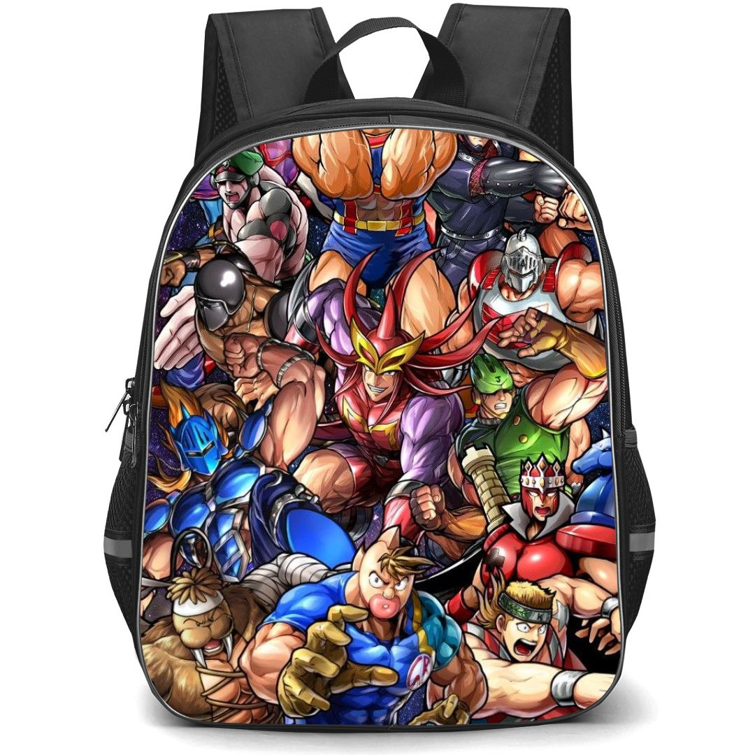Kinikuman Backpack StudentPack - Kinikuman Superheros Collage Poster