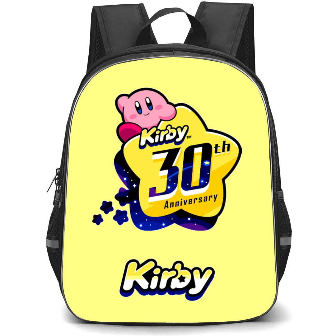 Kirby Backpack StudentPack - Kirby 30th Anniversary Logo Sticker
