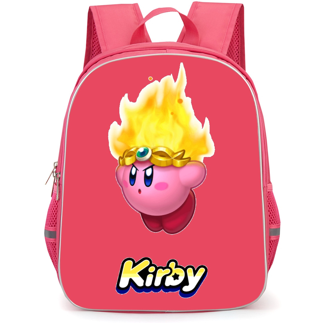 Kirby Backpack StudentPack - Fire Kirby Sticker