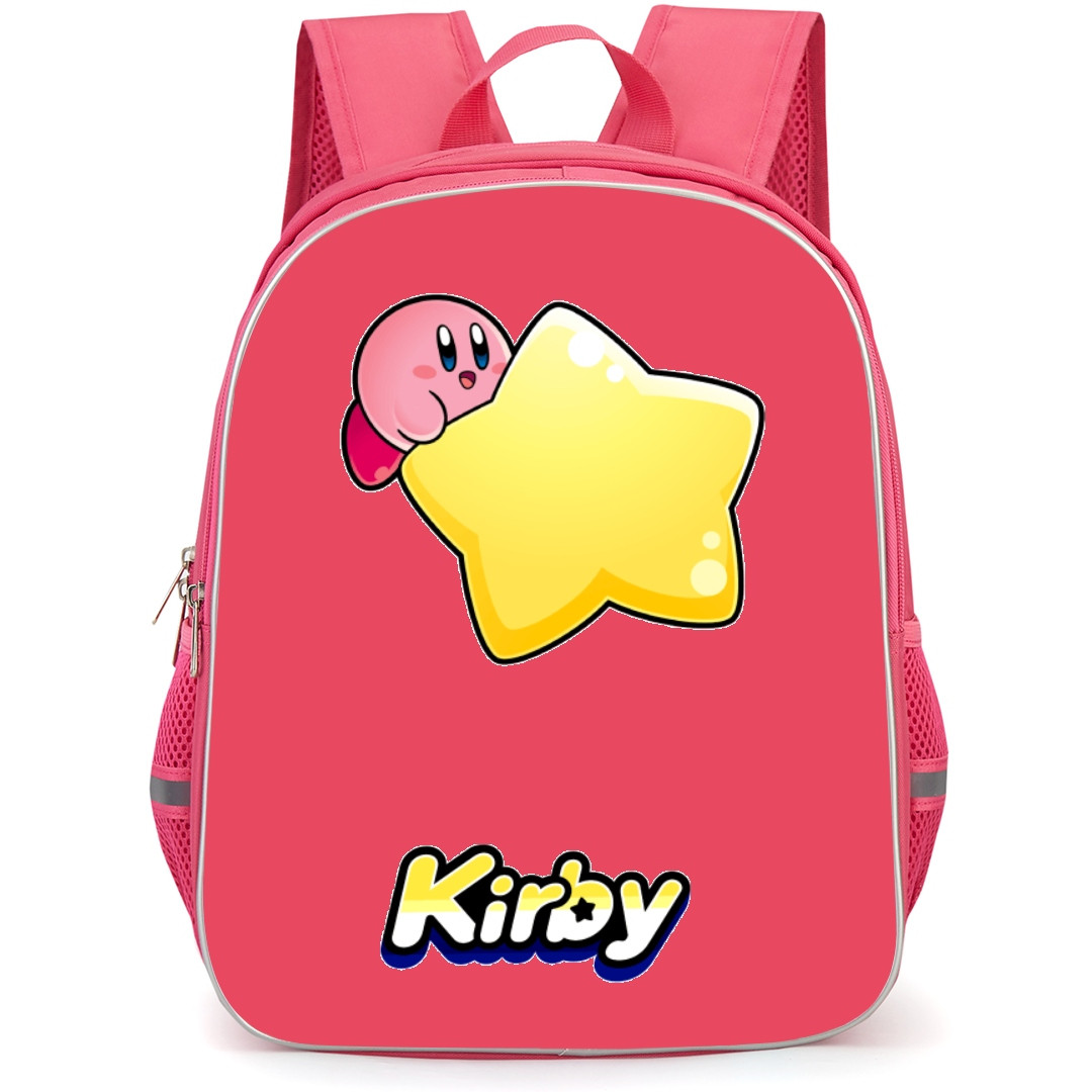 Kirby Backpack StudentPack - Kirby Holding Warp Star Sticker