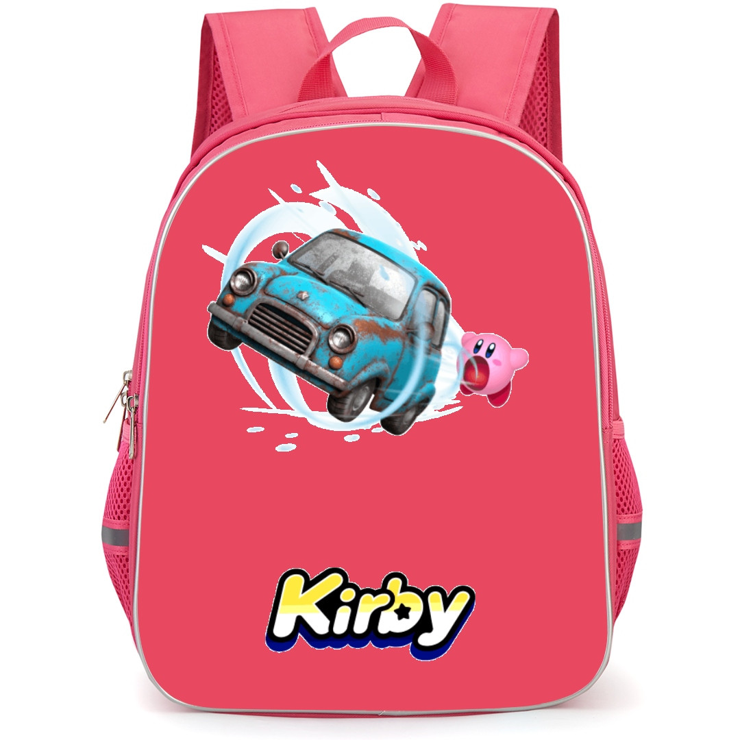 Kirby Backpack StudentPack - Kirby Inhaling Car Sticker