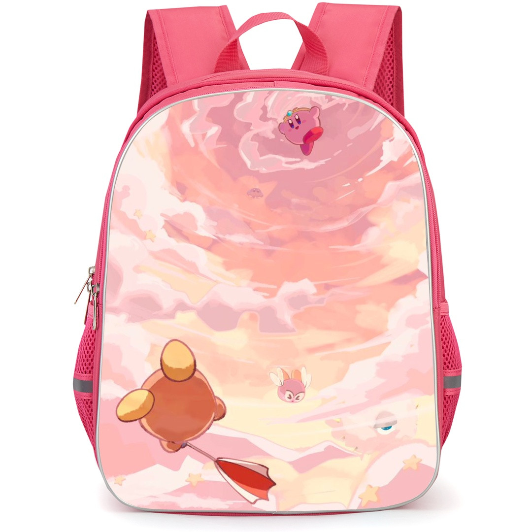 Kirby Backpack StudentPack - Kirby Bandana Waddle Dee Falling