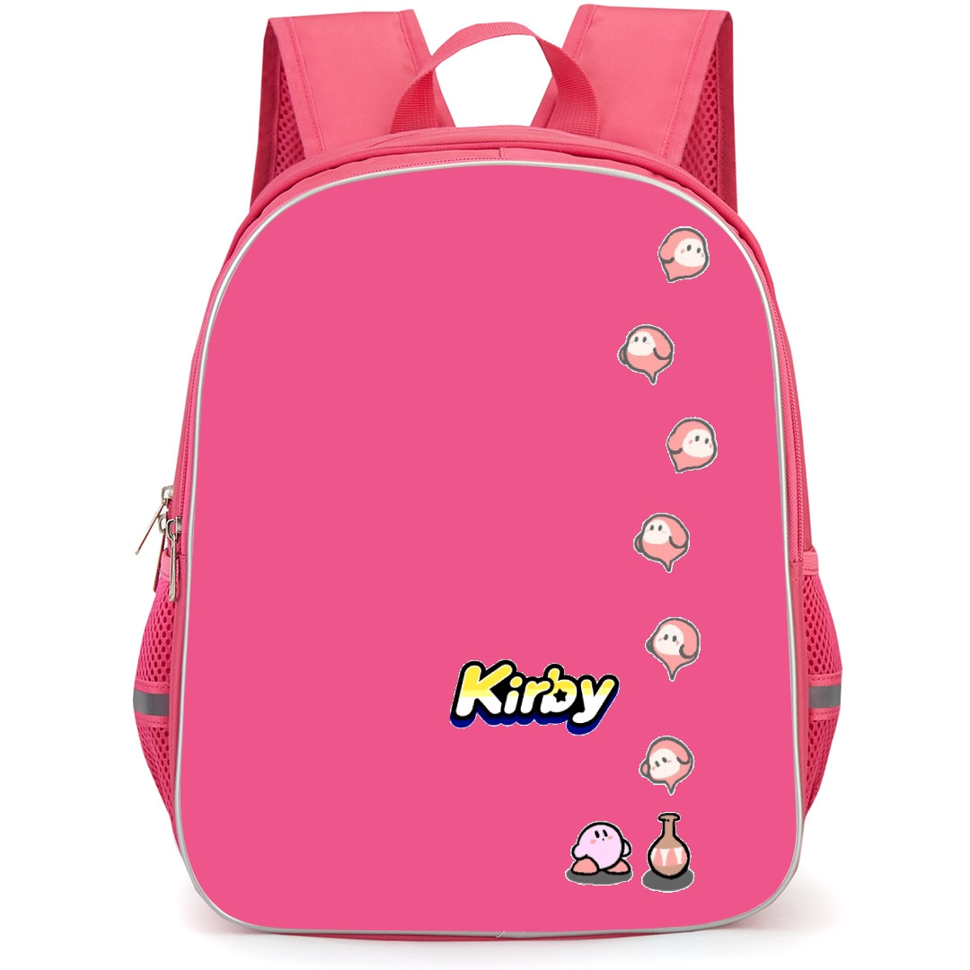 Kirby Backpack StudentPack - Kirby Bandana Waddle Dee Ghost Sticker