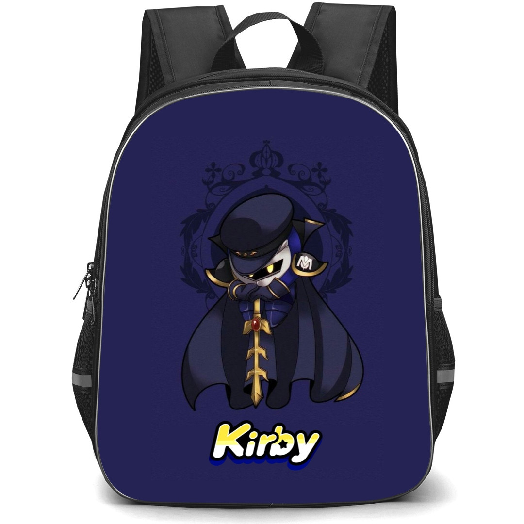 Kirby Meta Knight Backpack StudentPack - Meta Knight Portrait On Navy Background