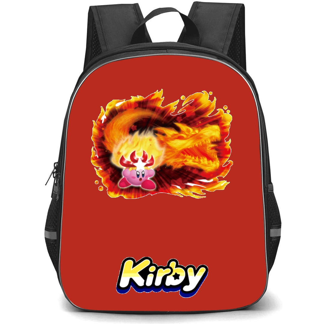 Kirby Backpack StudentPack - Monster Flame Kirby Sticker