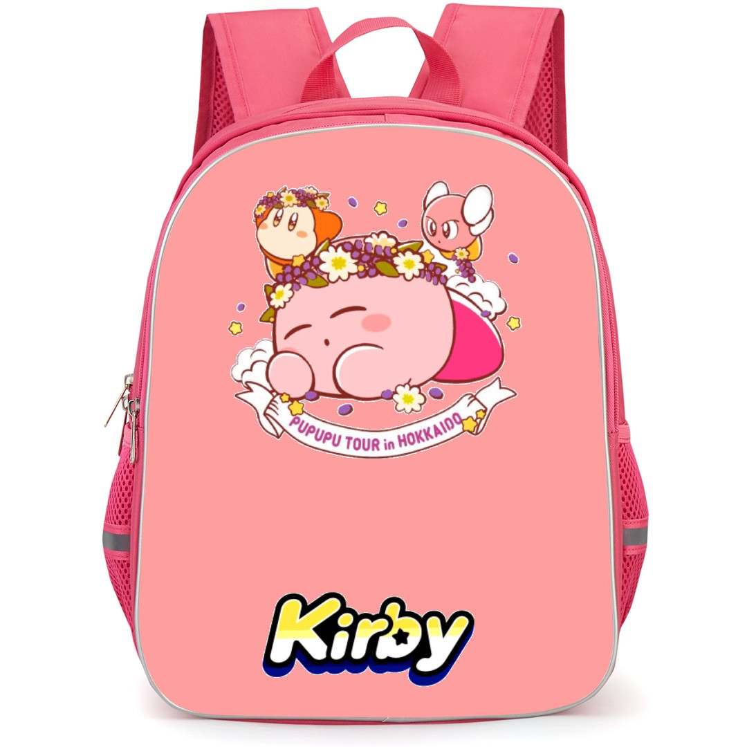 Kirby Backpack StudentPack - Kirby Pupupu Tour In Hokkaido Sticker