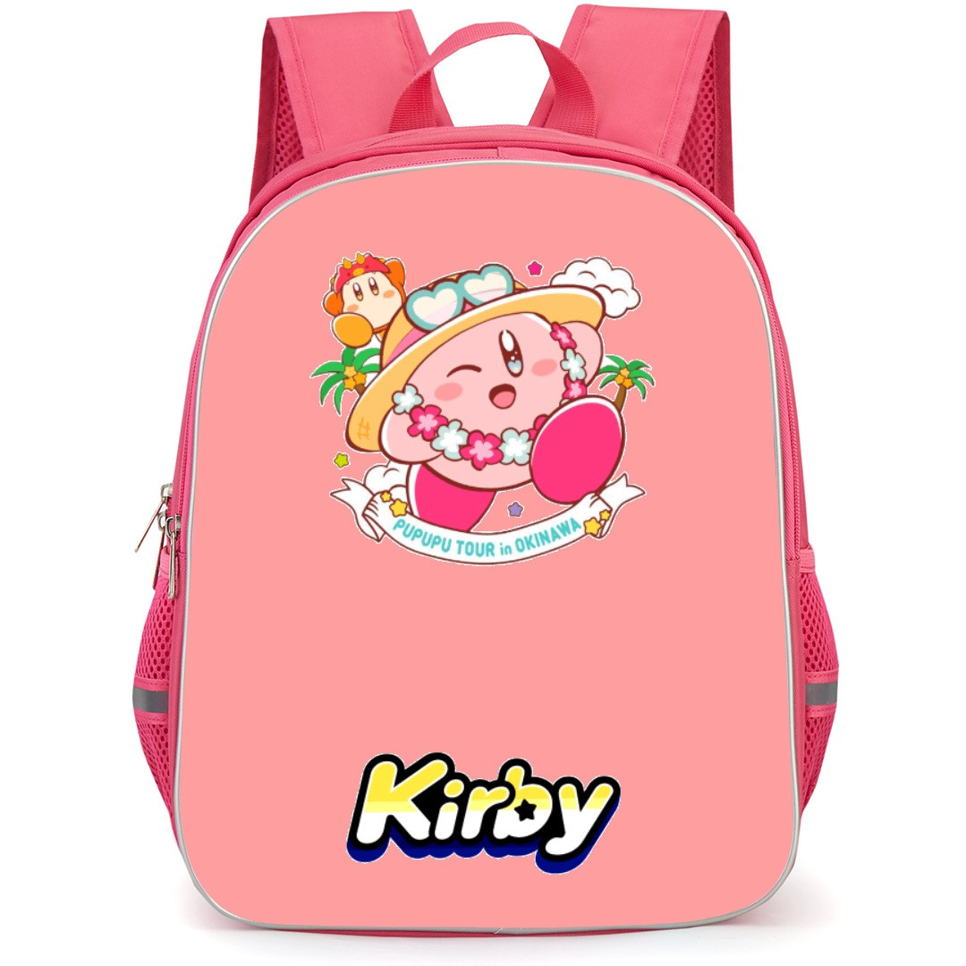 Kirby Backpack StudentPack - Kirby Pupupu Tour In Okinawa Sticker