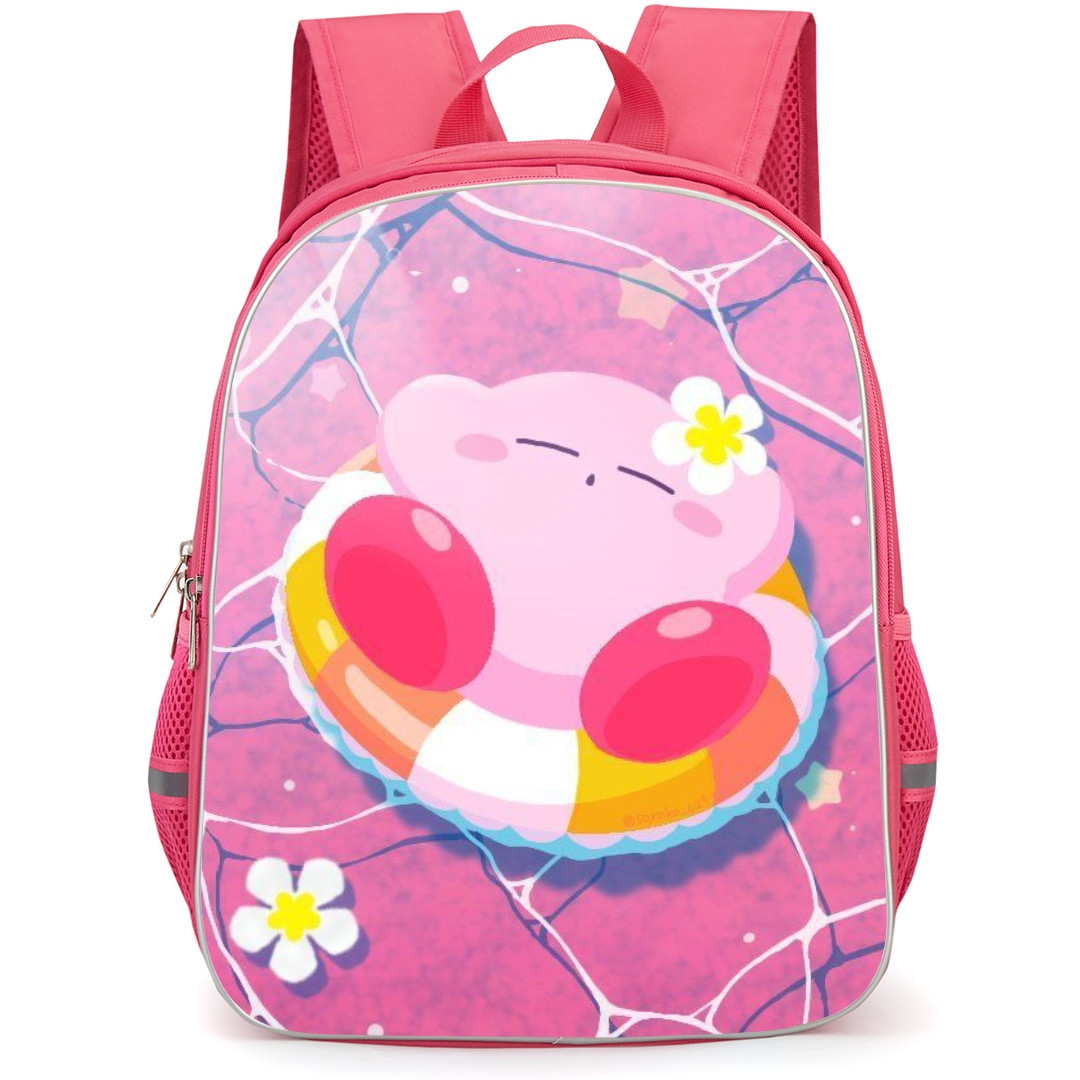 Kirby Backpack StudentPack - Kirby Sleeping On Sea Background