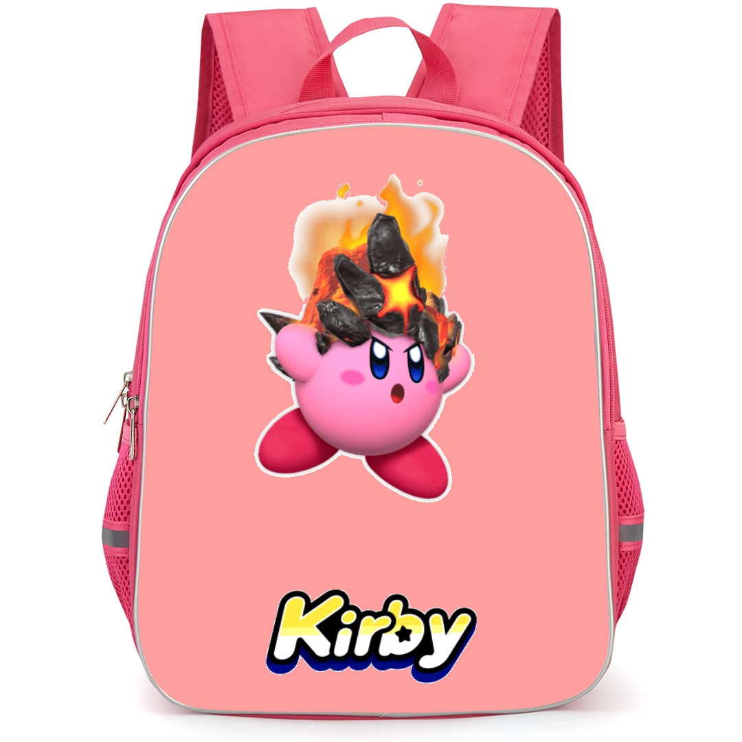 Kirby Backpack StudentPack - Volcano Fire Kirby Sticker