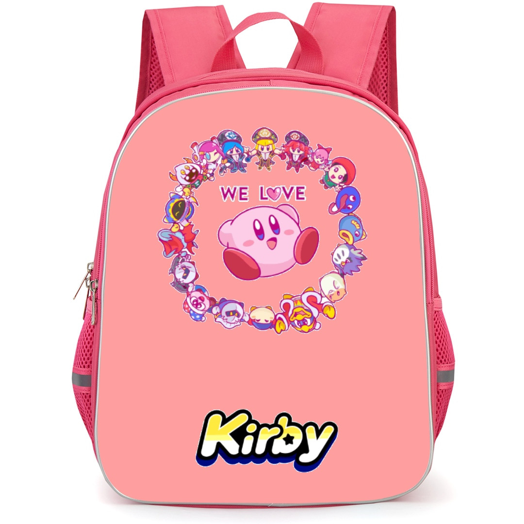 Kirby Backpack StudentPack - We Love Kirby Sticker