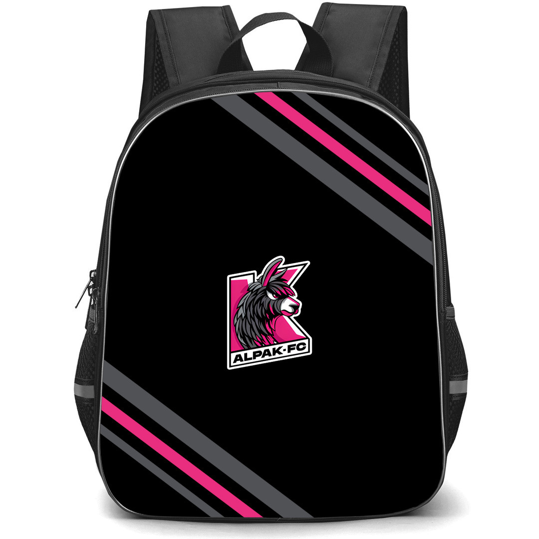 Alpak FC Backpack School Bag StudentPack - Alpak FC Large Logo With Stripe