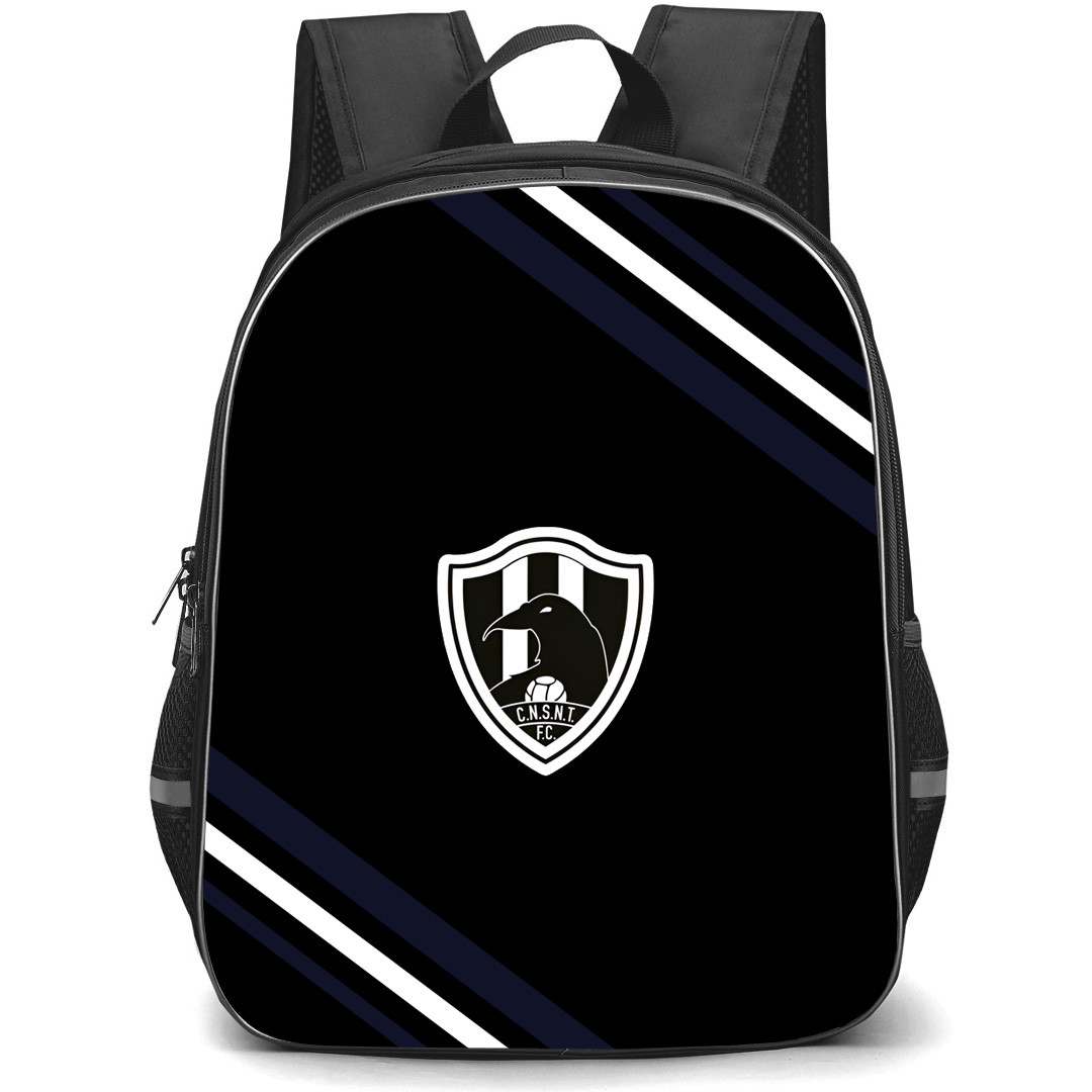 Club de Cuervos Backpack School Bag StudentPack - Club de Cuervos Large Logo With Stripe