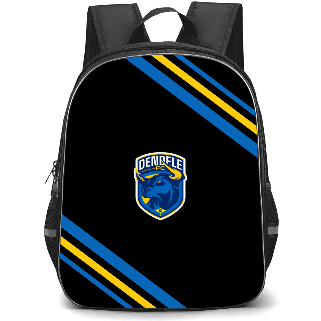 Dendele FC Backpack School Bag StudentPack - Dendele FC Large Logo With Stripe