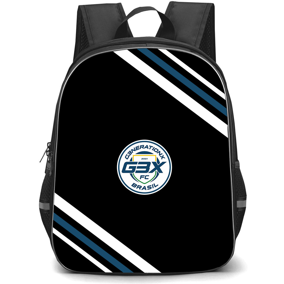 G3X FC Backpack School Bag StudentPack - G3X FC Large Logo With Stripe