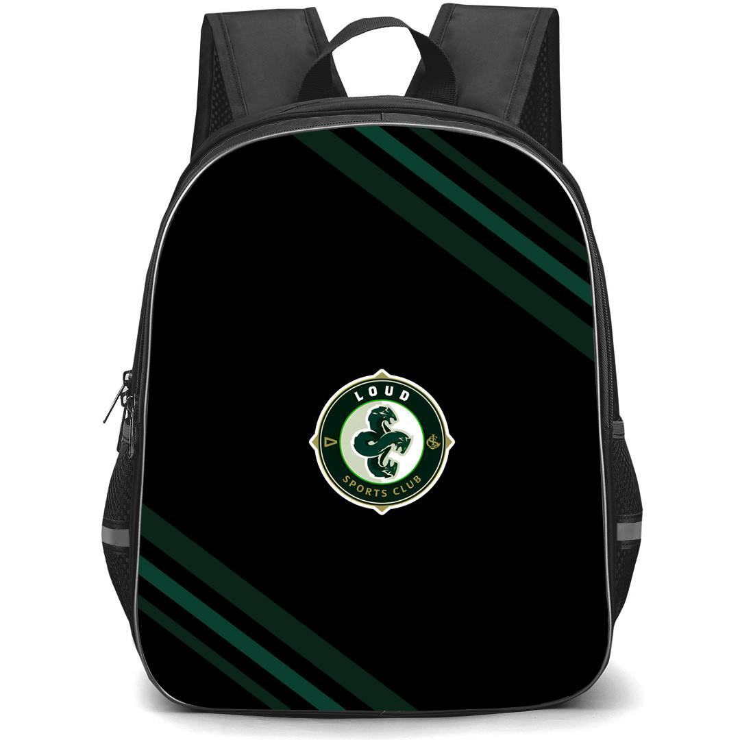 LOUD SC Backpack School Bag StudentPack - LOUD SC Large Logo With Stripe