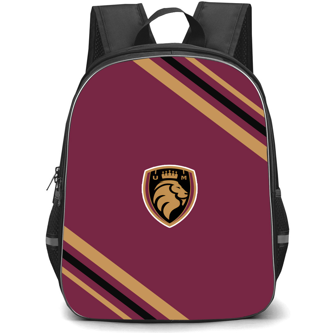 Ultimate Mostoles Backpack School Bag StudentPack - Ultimate Mostoles Large Logo With Stripe