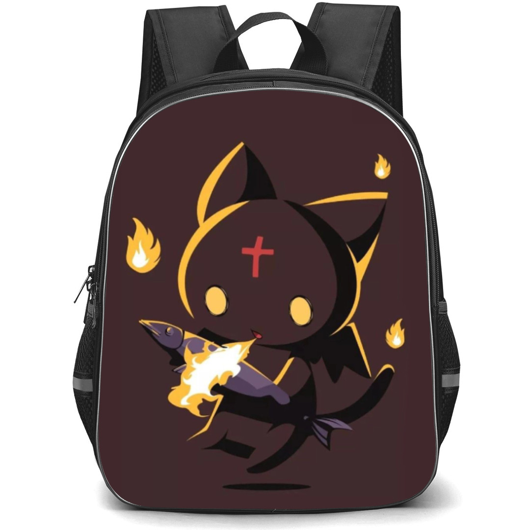 KonoSuba Chomusuke Backpack StudentPack - Chomusuke Burn Fish Minimalist