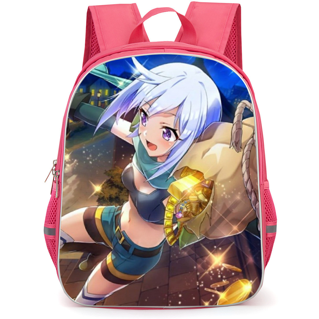 KonoSuba Chris Backpack StudentPack - Chris And Kazuma Bag Of Gold
