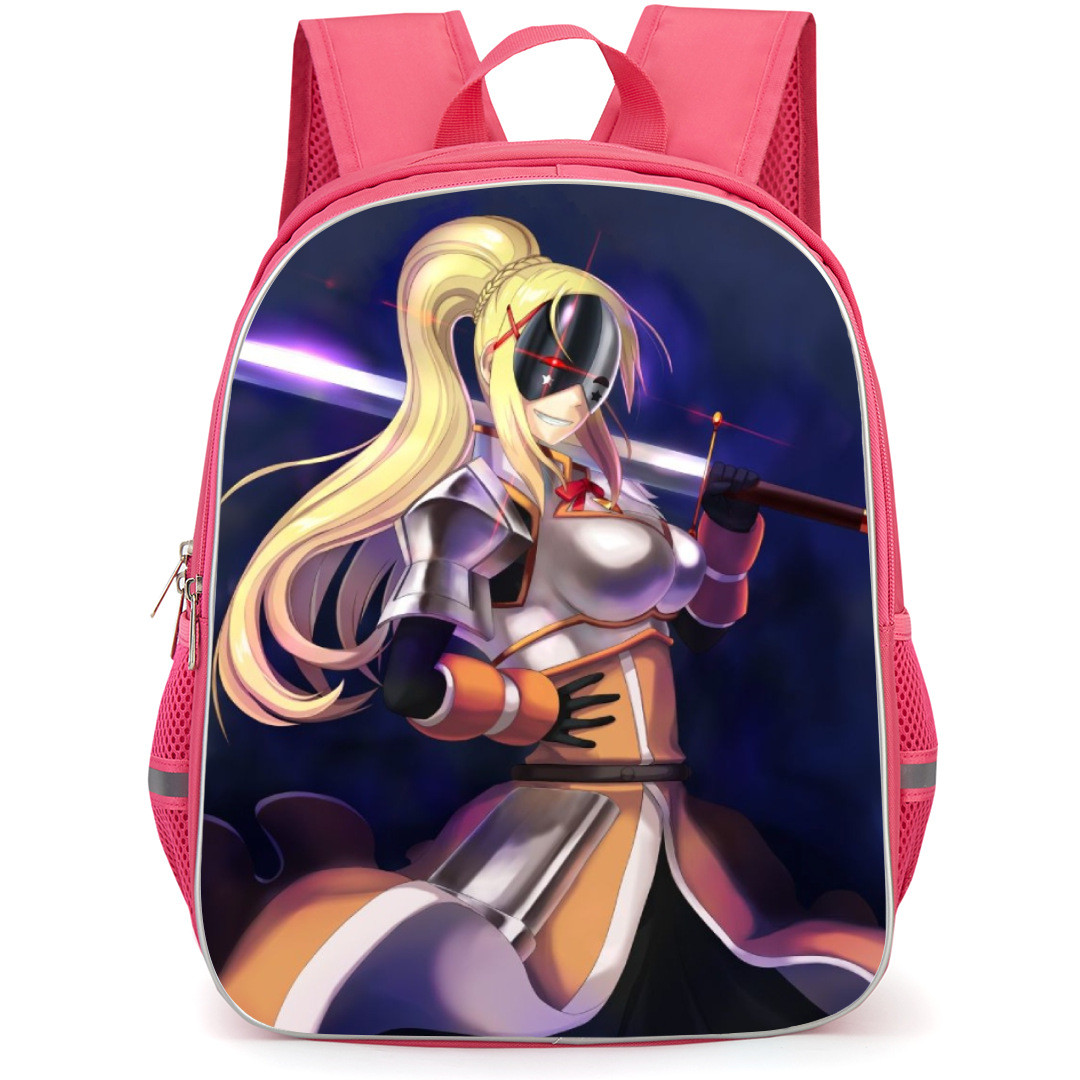 KonoSuba Darkness Backpack StudentPack - Darkness Vanir Ver Hold Sword Portrait