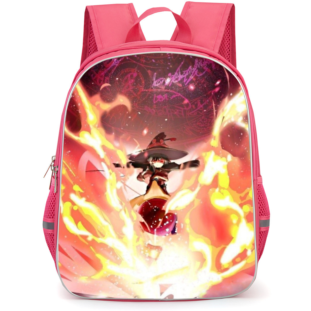 KonoSuba Megumin Backpack StudentPack - Megumin Create Fire Illustration