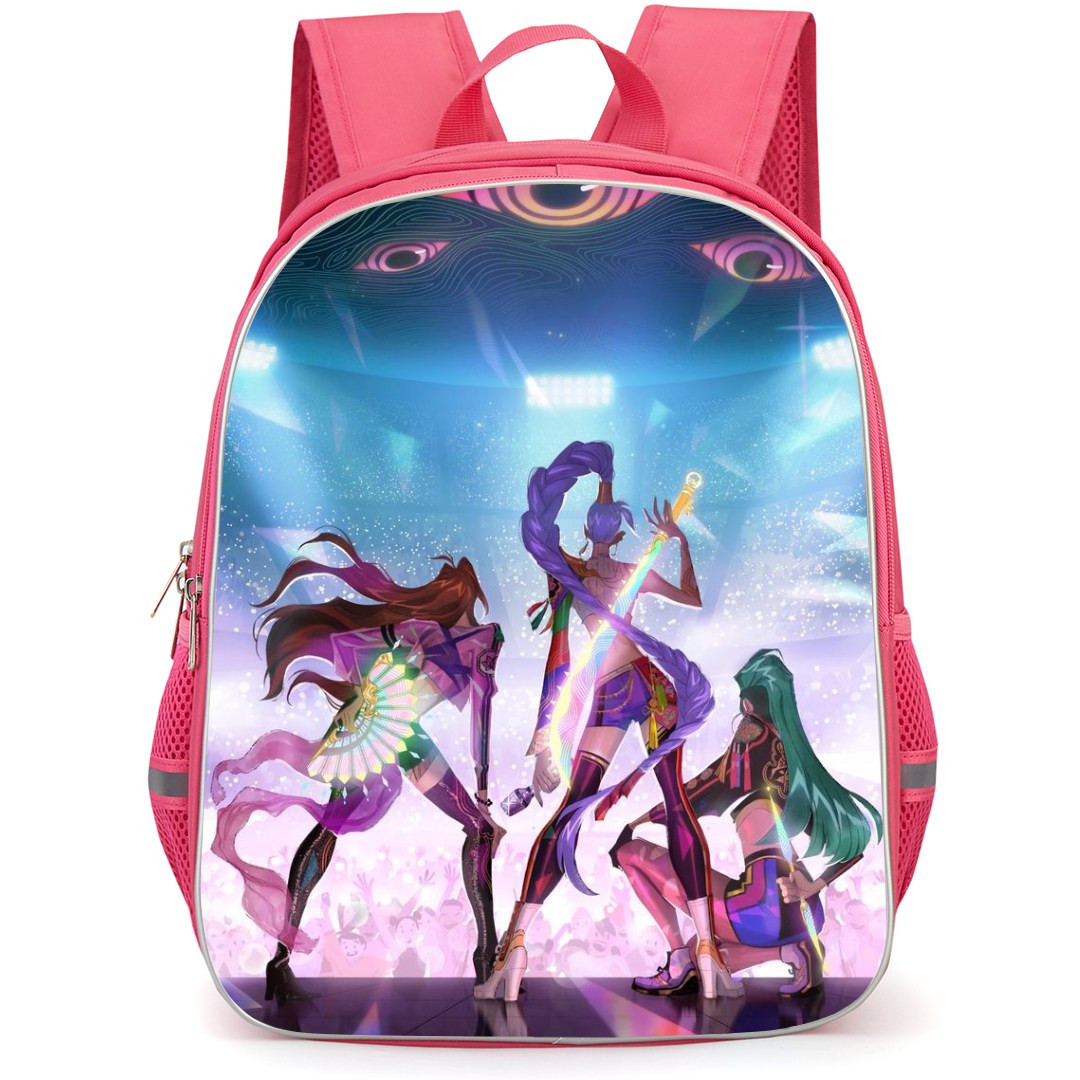 K-Pop Demon Hunters Backpack StudentPack - Character Illustration Art Cartoon Art Back Huntrix
