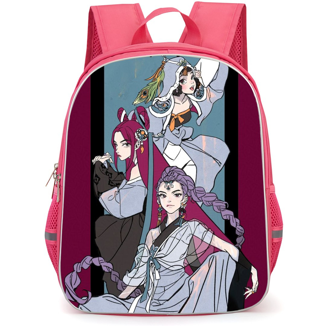 K-Pop Demon Hunters Backpack StudentPack - Character Illustration Cartoon Art Huntrix