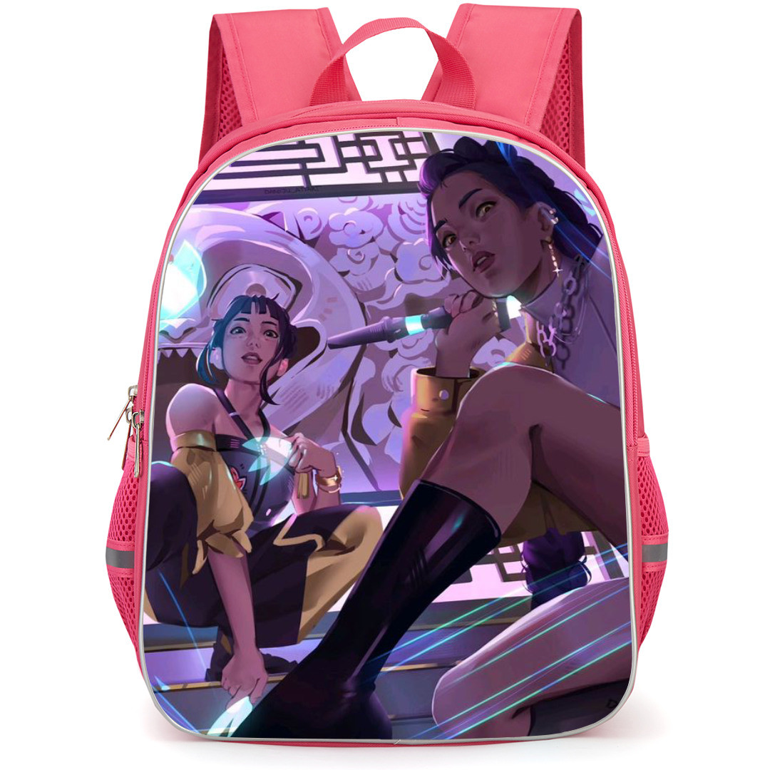 K-Pop Demon Hunters Backpack StudentPack - Character Illustration Art Fierce Huntrix
