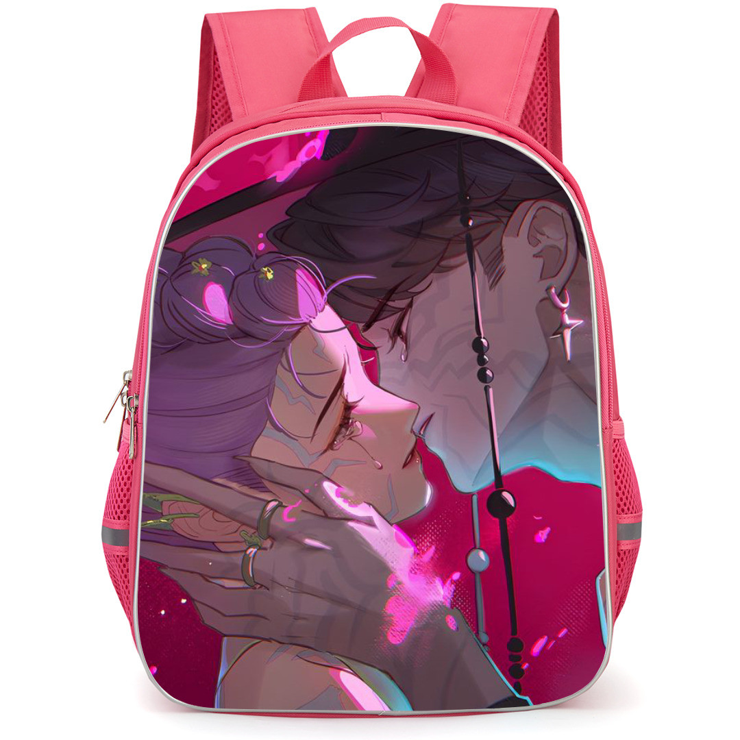 K-Pop Demon Hunters Backpack StudentPack - Character Illustration Art Jinu Rumi Kiss