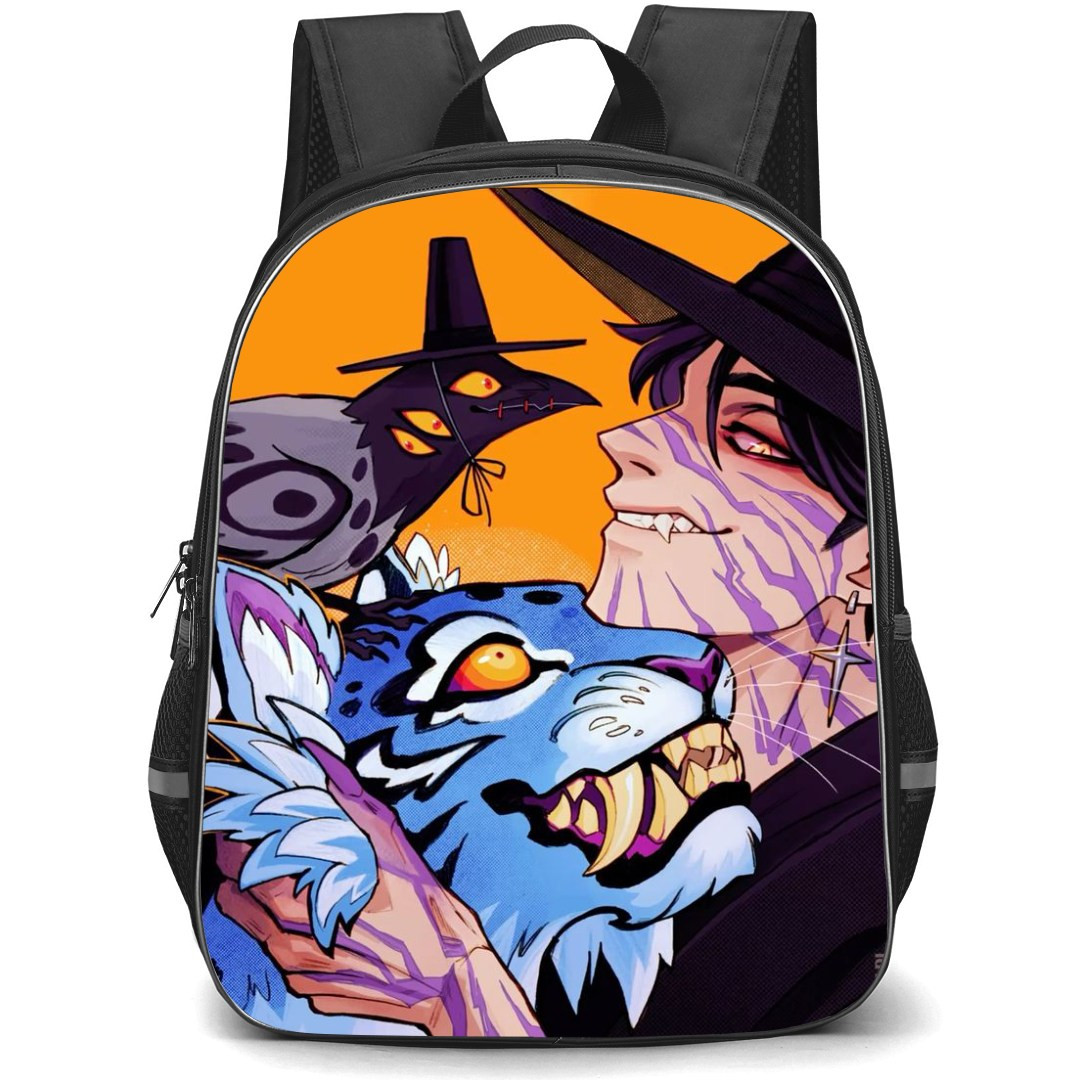 K-Pop Demon Hunters Backpack StudentPack - Character Side Portrait Illustration Art Cart
