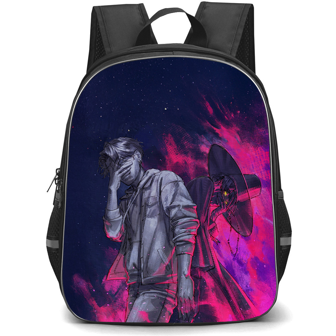 Kpop Demon Hunters Jinu Backpack School Bag StudentPack - Kpop Demon Hunters Jinu Back To Back The Demon
