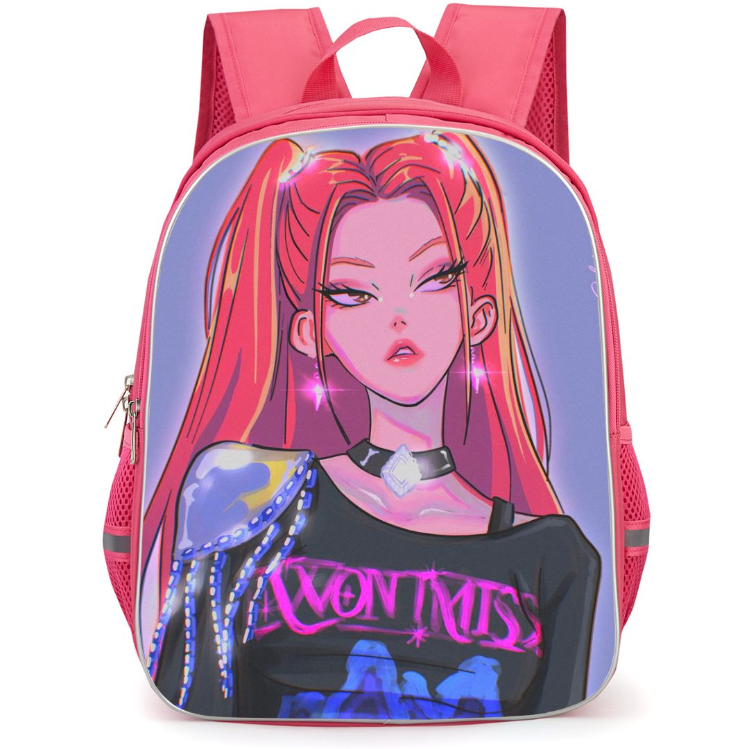 K-Pop Demon Hunters Mira Backpack StudentPack - Avatar Portrait Illustration Art Retro Art