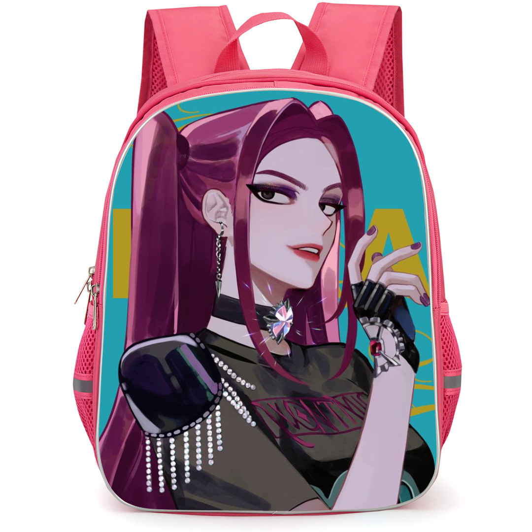 K-Pop Demon Hunters Mira Backpack StudentPack - Avatar Side Portrait Illustration Art