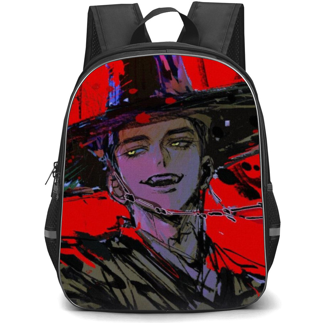 K-Pop Demon Hunters Backpack StudentPack - Avatar Portrait Saja Jinu Red