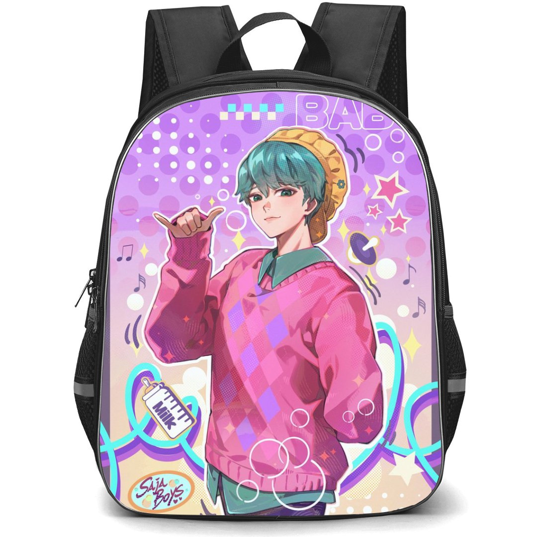 K-Pop Demon Hunters Saja Backpack StudentPack - Baby Avatar Side Portrait Illustration Art