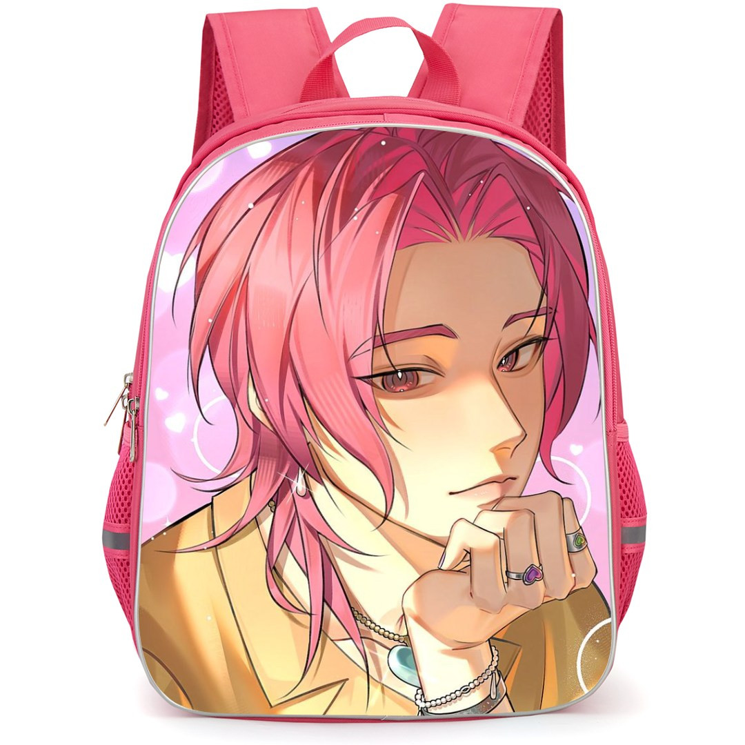 K-Pop Demon Hunters Saja Backpack StudentPack - Romance Avatar Side Portrait Illustration Art
