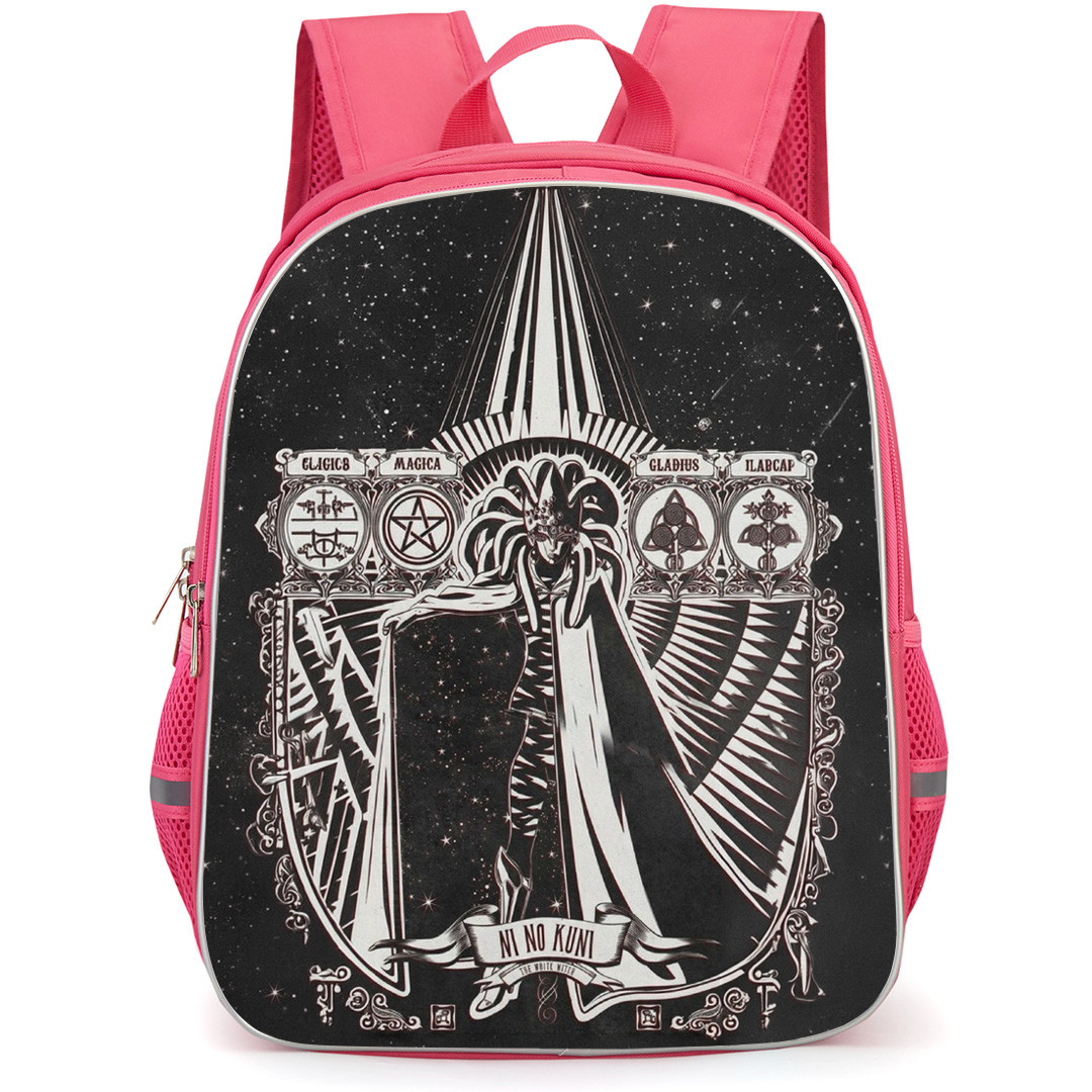 Ni No Kuni Backpack School Bag StudentPack - Ni No Kuni Vintage Gaming Geek Art Poster