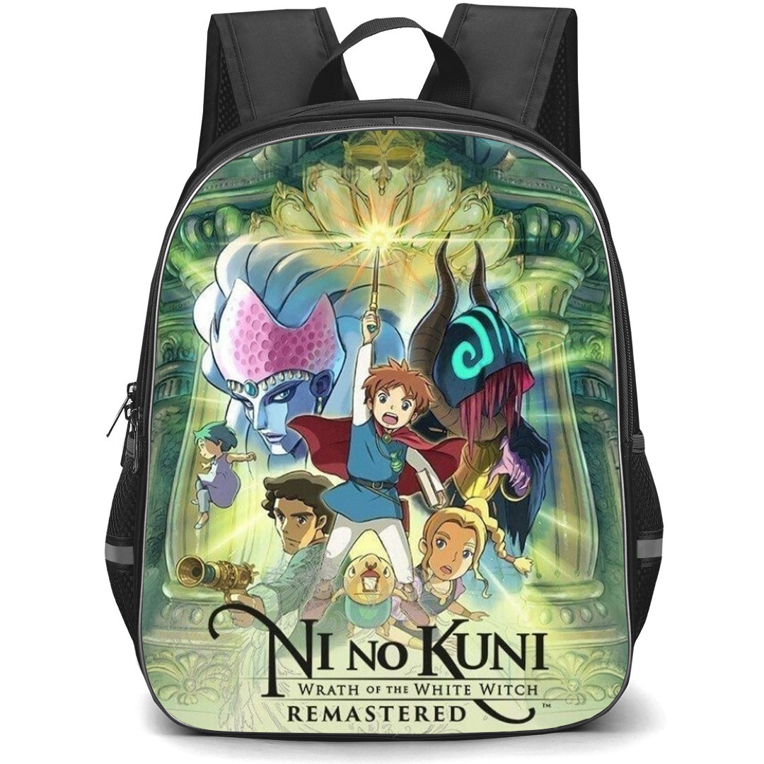 Ni No Kuni Backpack School Bag StudentPack - Ni No Kuni Wrath Of The White Witch Remastered Poster
