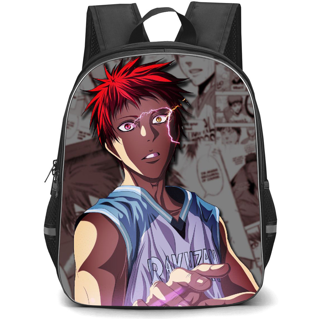 Kuroko's Basketball Akashi Seijuro Backpack StudentPack - Akashi Seijuro Portrait Comic Art Background