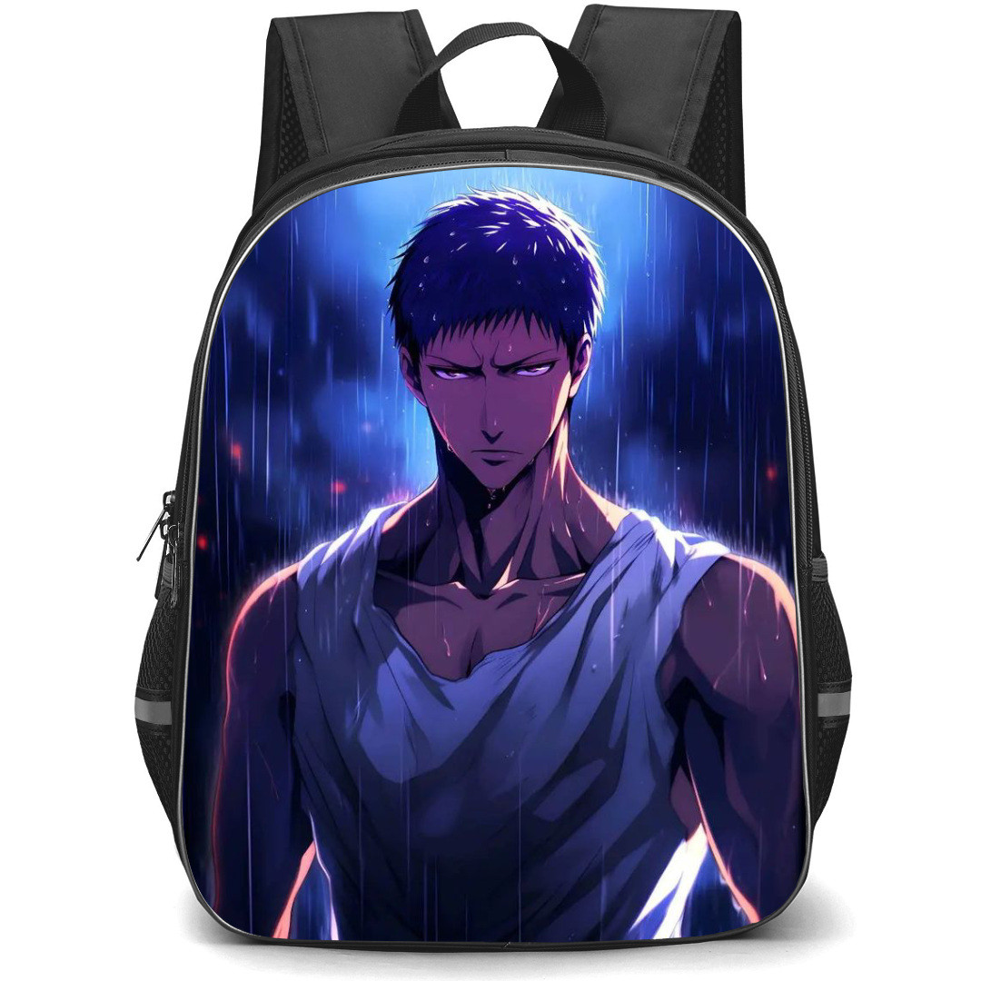 Kuroko's Basketball Aomine Daiki Backpack StudentPack - Aomine Daiki Portrait Raining Background